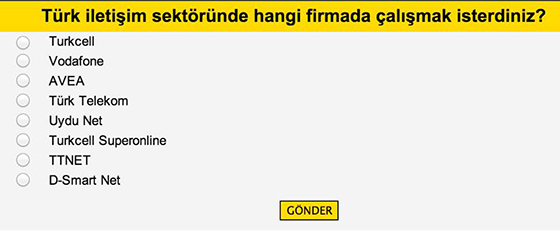 Hangi iletişim firmasını seviyorsunuz!