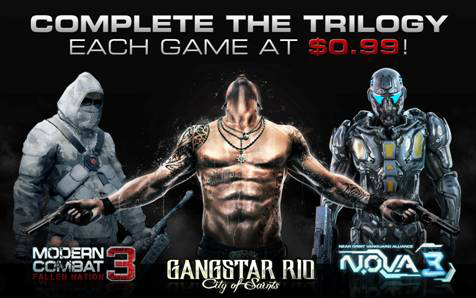 Gameloft'tan bu sefer Android kullanıcılarına bir kıyak