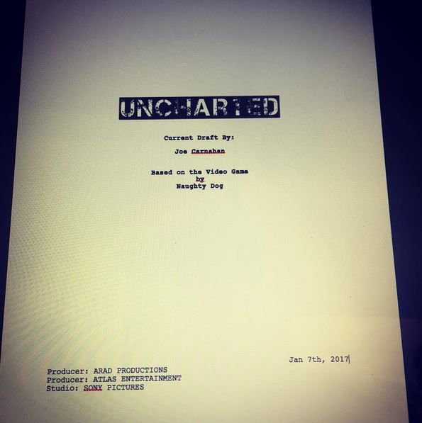 Uncharted filminin senaryosu tamamlandı