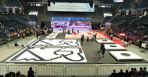 7. Uluslararası Robot yarışması gerçekleştirildi