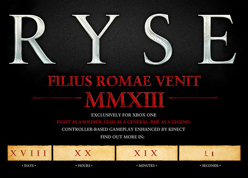 Ryse için son detaylar açıklandı