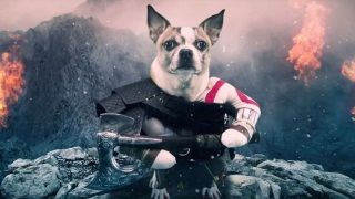 God Of War'ın yeni reklam filminde başrolde köpek Kratos var