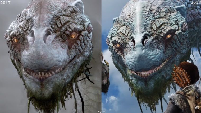 God of War, 2016 vs 2017 vs 2018 grafik karşılaştırması