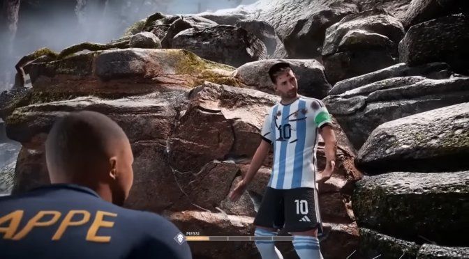 Mbappe ve Messi, God of War'da karşı karşıya geldi