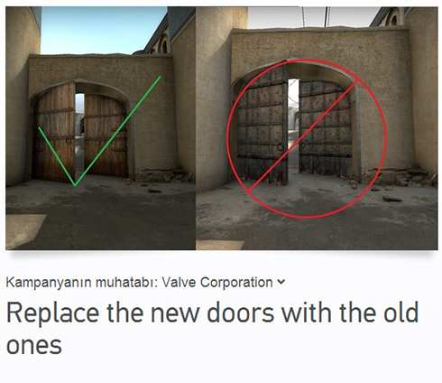 Dust 2'nin eski kapıları geri isteniyor!
