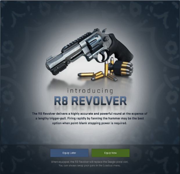 CS: GO'nun, R8 Revolver'ının gücü düşürüldü!
