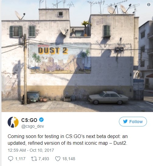 Efsanevi Dust 2 haritası tamamen değişiyor