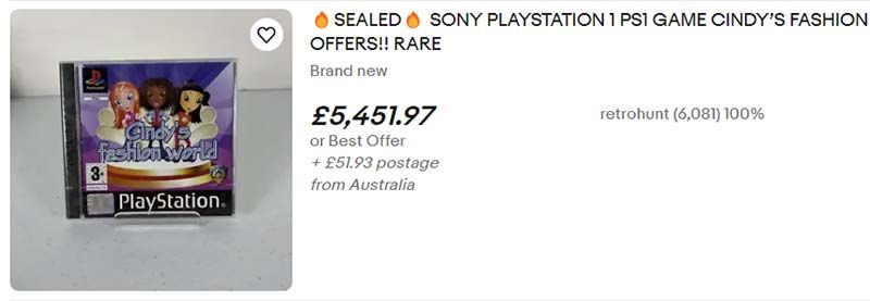 En Pahalı PlayStation 1 Oyunları Listesi