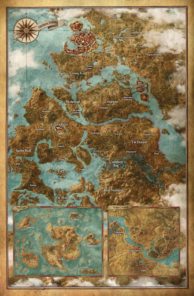 The Witcher 3'ün haritası ortaya çıktı!
