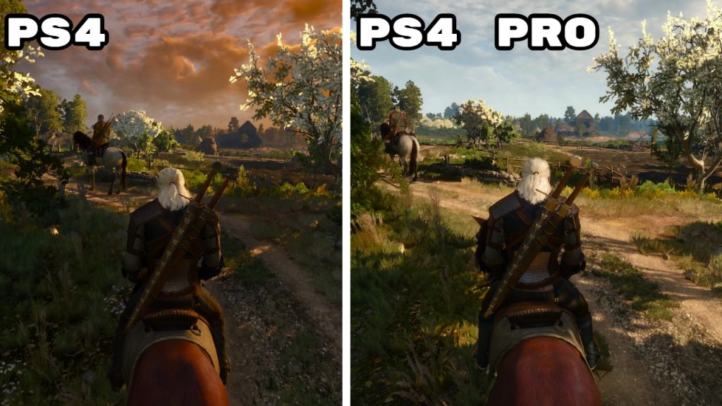 The Witcher 3 PS4 ve PS4 Pro karşılaştırması