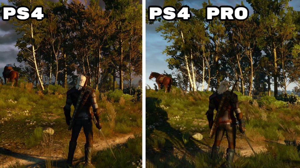 The Witcher 3 PS4 ve PS4 Pro karşılaştırması