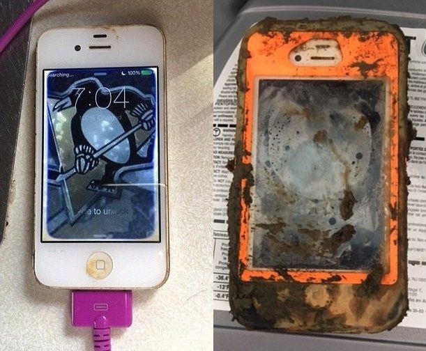 iPhone 4, tam 1 yıl buz tutan gölün altında kalmasına rağmen hala çalışıyor