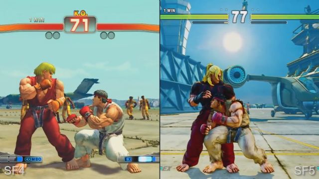 Street Fighter 4 ve 5'i aynı anda oynadılar