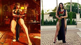 Yanlışlıkla Chun-Li cosplay'i yaptı!