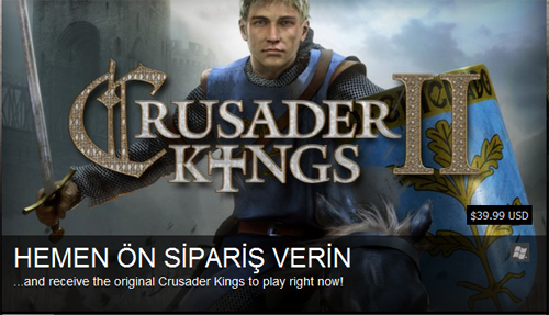Crusader Kings 2'nin Steam'den ön siparişi başladı