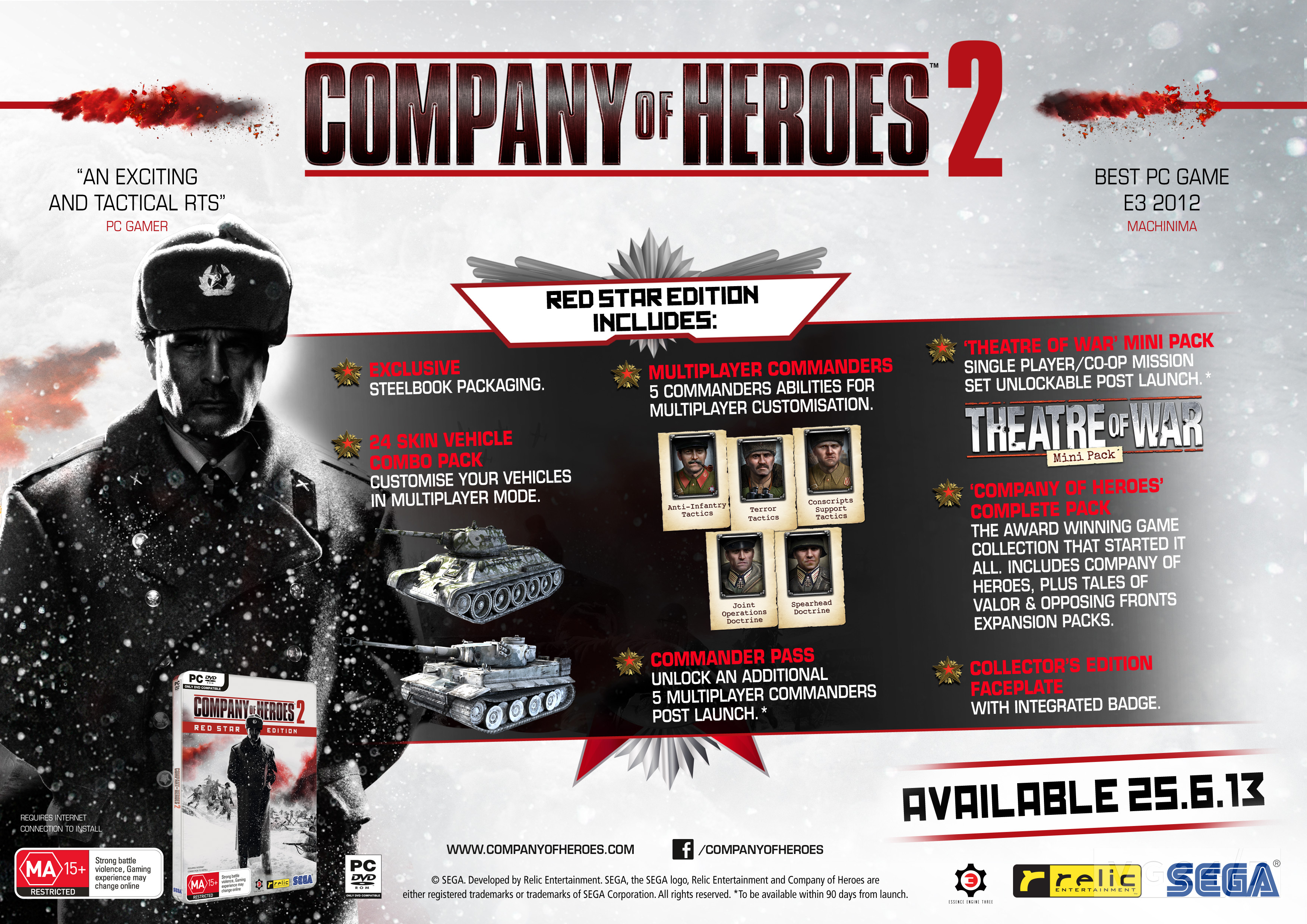 Company of Heroes 2 Red Star versiyonu dolu dolu