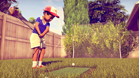 Ünlü golfçü kısa pantolonuyla oyunda