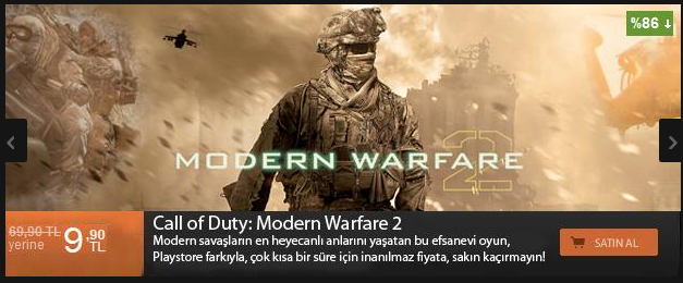 Modern Warfare 2, 9.90 TL'ye Playstore'da sizleri bekliyor
