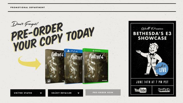 Geri sayım sona erdi ve Fallout 4 resmen duyuruldu!