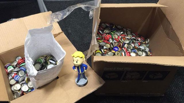 Fallout 4 için şişe kapağı yollayan hayran başarıya ulaştı