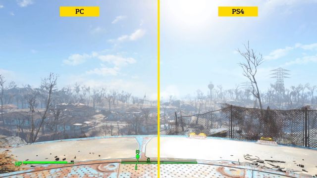 Fallout 4 için tüm platformlardan grafik karşılaştırması!