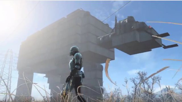 Fallout 4'te AT&AT şeklinde sığınak tasarladılar