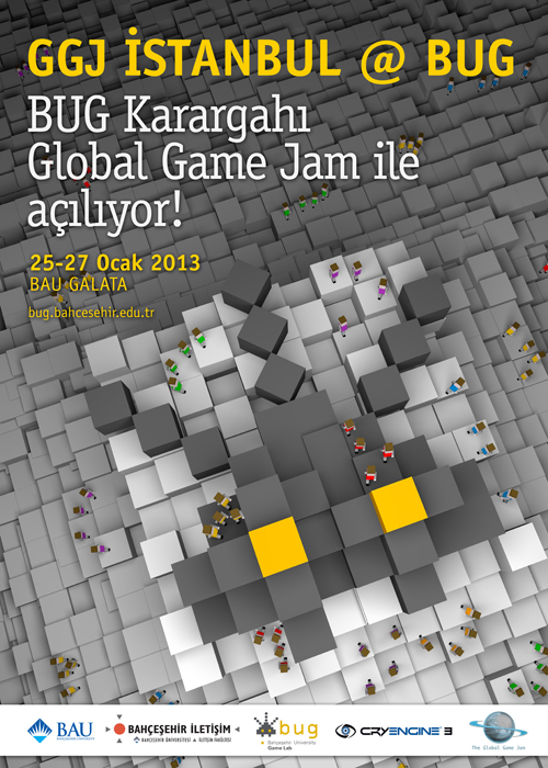 BUG Karargahı Global Game Jam İstanbul ile açılıyor!