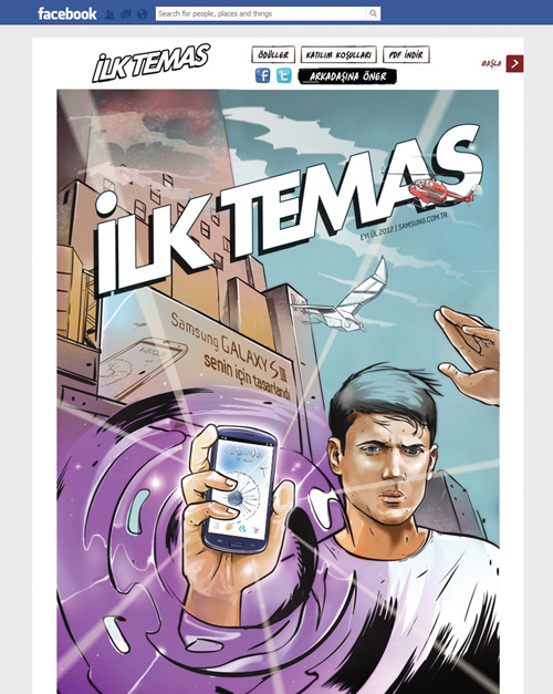 Samsung, Türkiye’nin ilk interaktif Facebook çizgi romanını sunar!