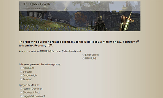 Elder Scrolls Online hakkındaki fikirlerinizi dile getirme zamanı