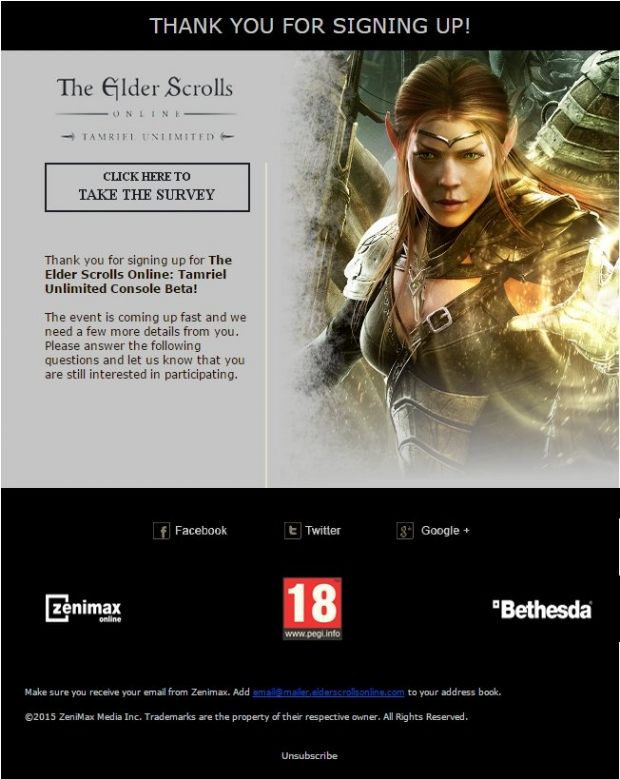 The Elder Scrolls Online'nın konsol beta davetiyeleri gelmeye başladı