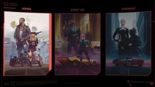 Cyberpunk 2077 Nomad, Street Kid ve Corpo seçimleri