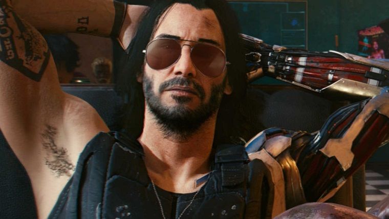 Keanu Reeves, Cyberpunk 2077 oynamaya başlamış bile