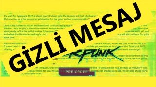 Cyberpunk 2077 fragmanı gizli mesaj içeriyor