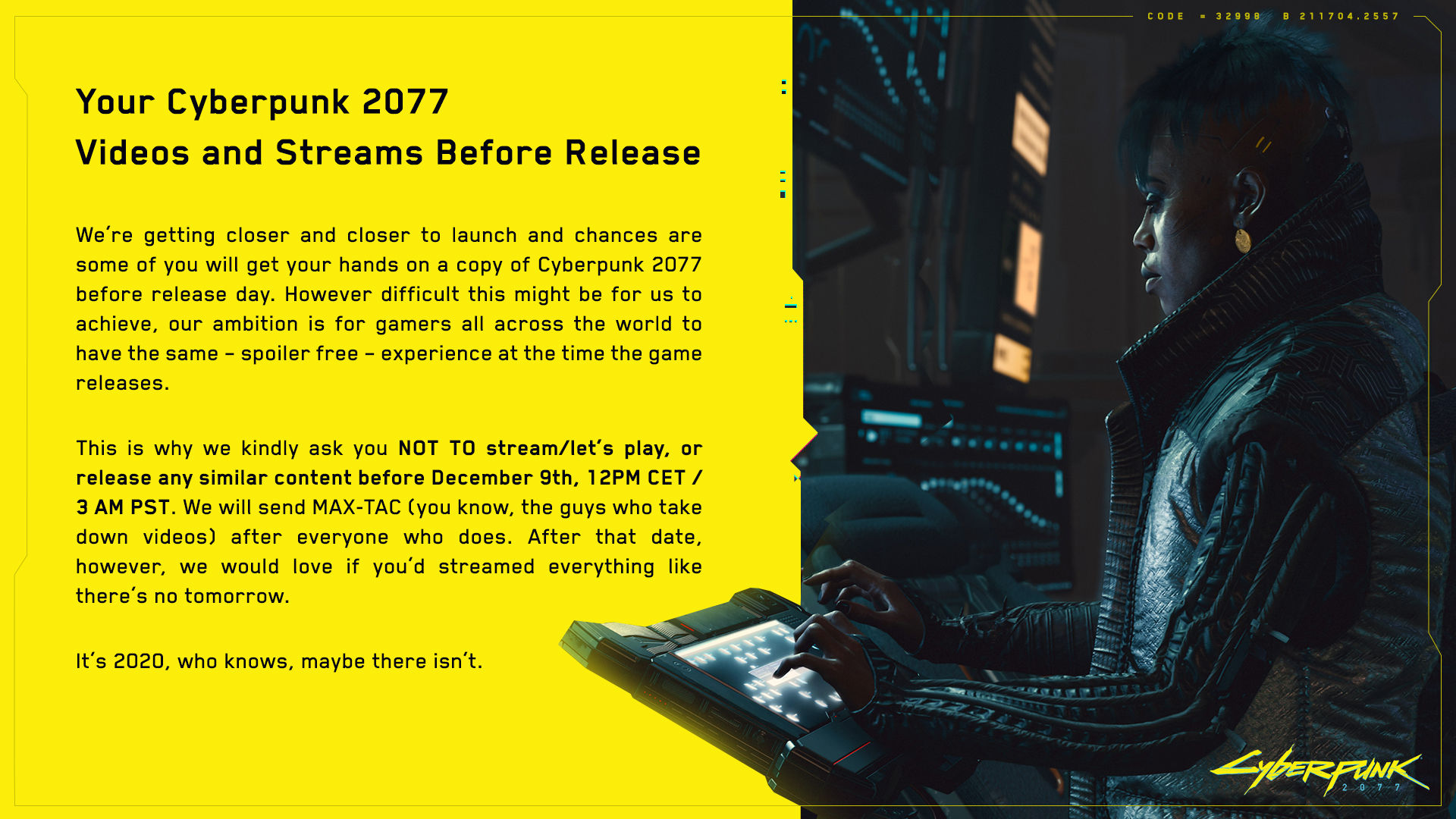 Cyberpunk 2077 Görüntüsü Sızdıranların Başı Dertte