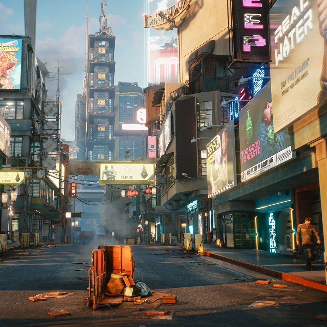 Cyberpunk 2077 haritası büyülüyor