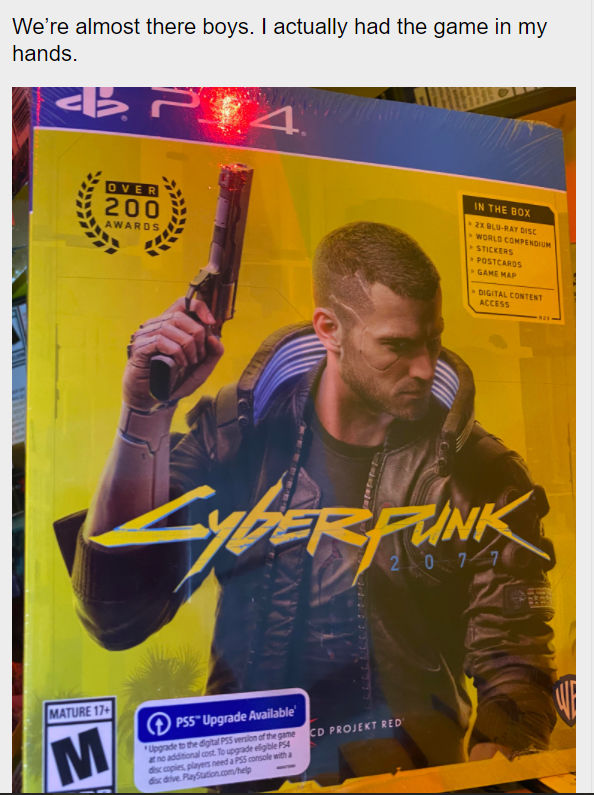 Cyberpunk 2077 PS4 kopyaları sızdırıldı