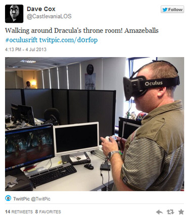Castlevania: Lords of Shadow 2 ve Oculus Rift