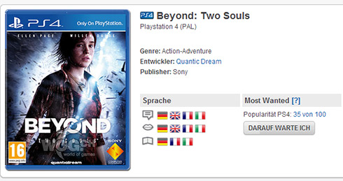 Beyond: Two Souls, PS4'e mi geliyor?