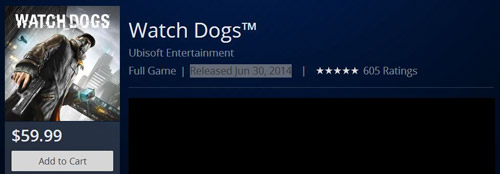 Watch Dogs'un çıkış tarihi PSN'den sızdı mı?
