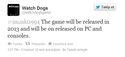 Watch Dogs'un çıkış tarihi ve platformları!