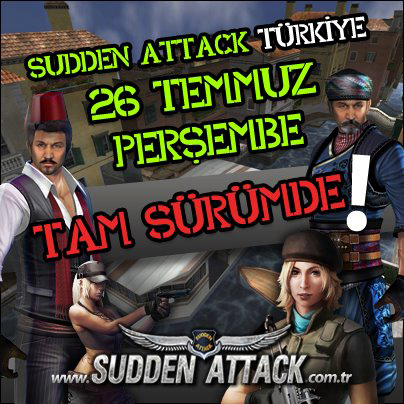 Sudden Attack Türkiye tam sürüm ile karşınızda!