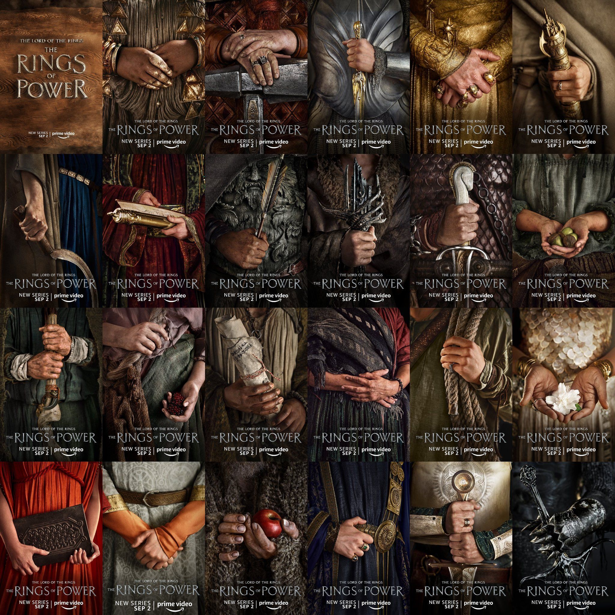Yüzüklerin Efendisi dizisi için 20'den fazla poster yayınlandı