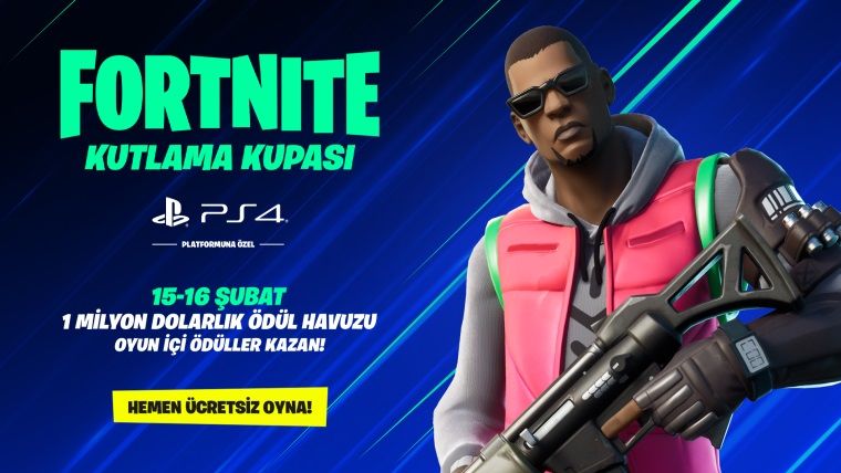 Playstation 4'e özel turnuva: Fortnite kutlama kupası başlıyor