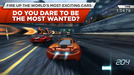 NFS: Most Wanted ilk önce mobilde