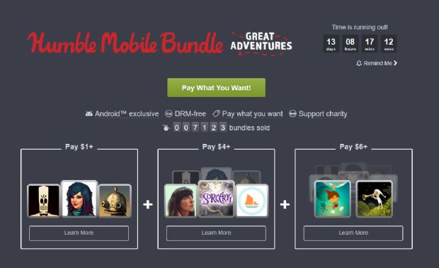 Humble Bundle'dan Android'e özel yeni kampanya