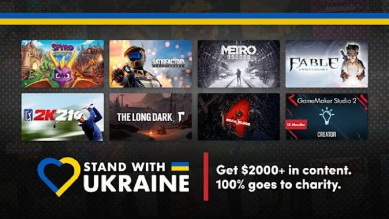 Humble Bundle Ukrayna'ya destek paketi 100'den fazla oyun içeriyor