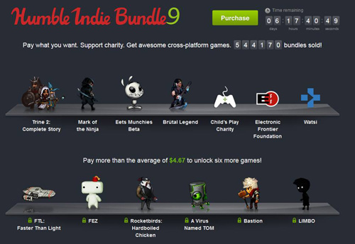 Humble Indie Bundle'a dört yeni oyun daha eklendi