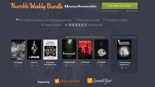 Humble Bundle'da bu hafta her şey siyah beyaz!