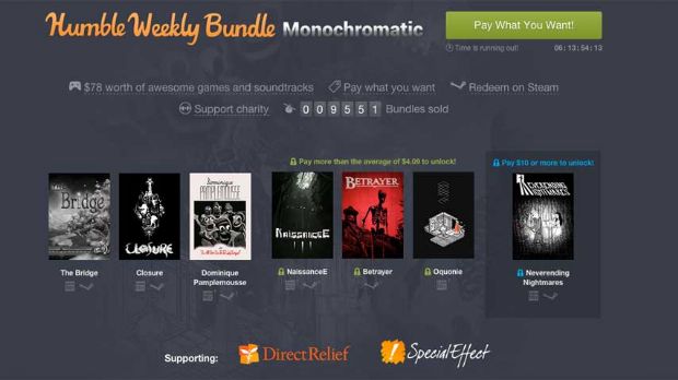 Humble Bundle'da bu hafta her şey siyah beyaz!