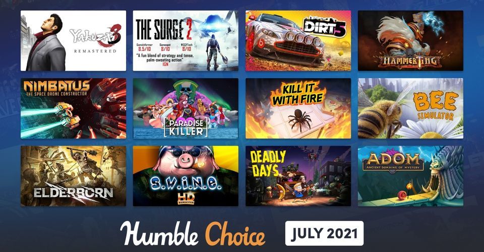 Humble Choice Temmuz 2021 oyunları açıklandı